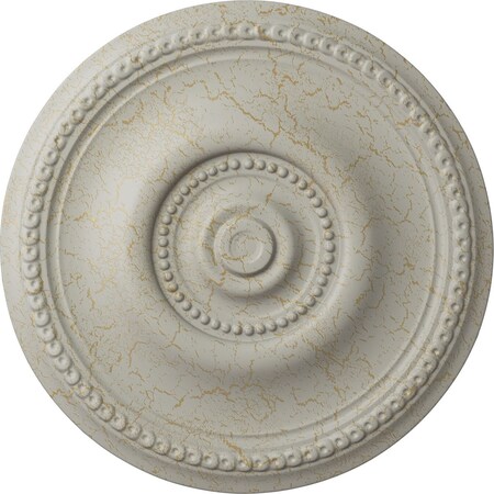 Ekena Millwork Raynor Ceiling Medallion (Fits Canopies up to 6"), 20 5/8"OD x 1 3/8"P, Pot of Cream Crackle CM20BEPCC